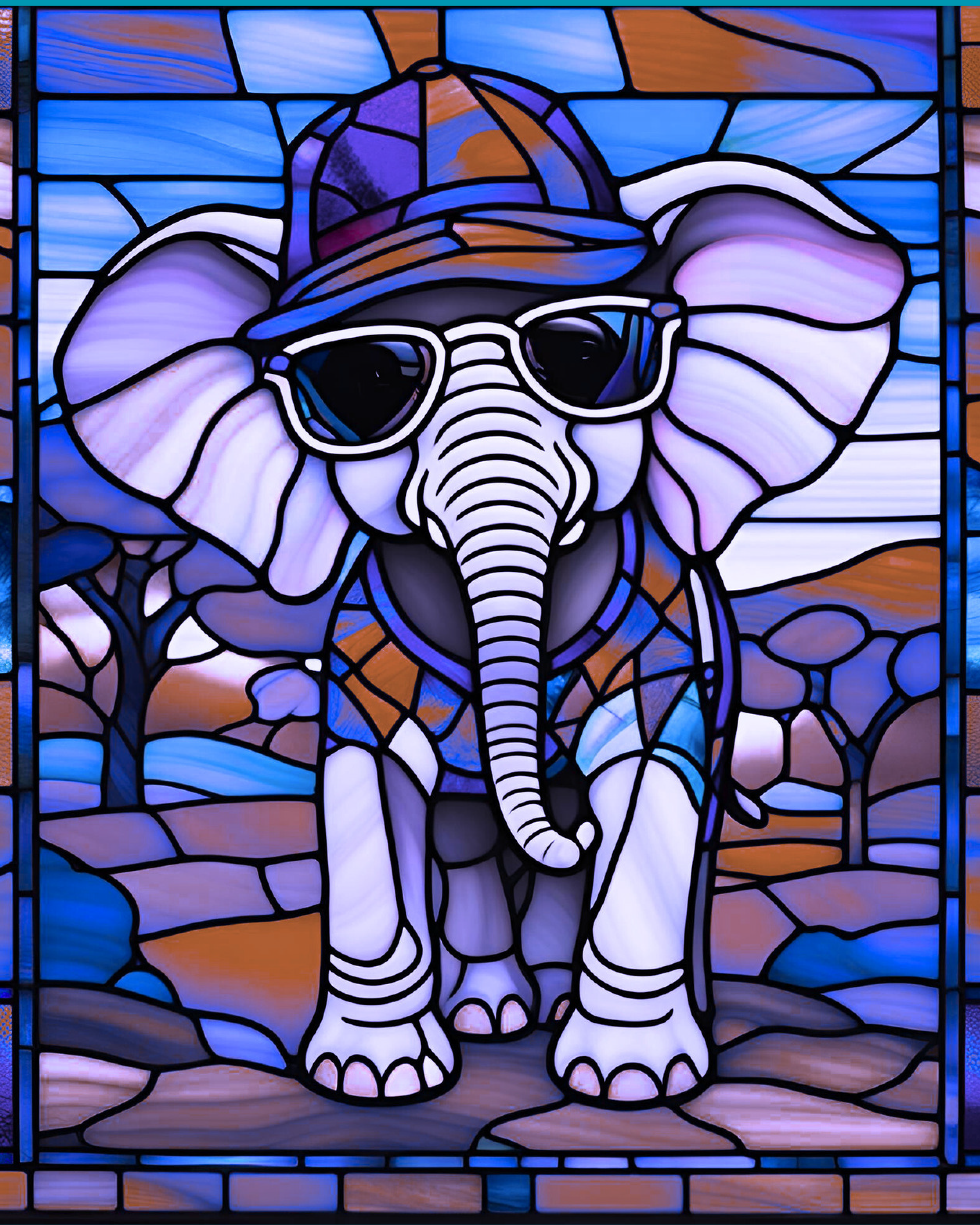 Mosaic Elephant 
